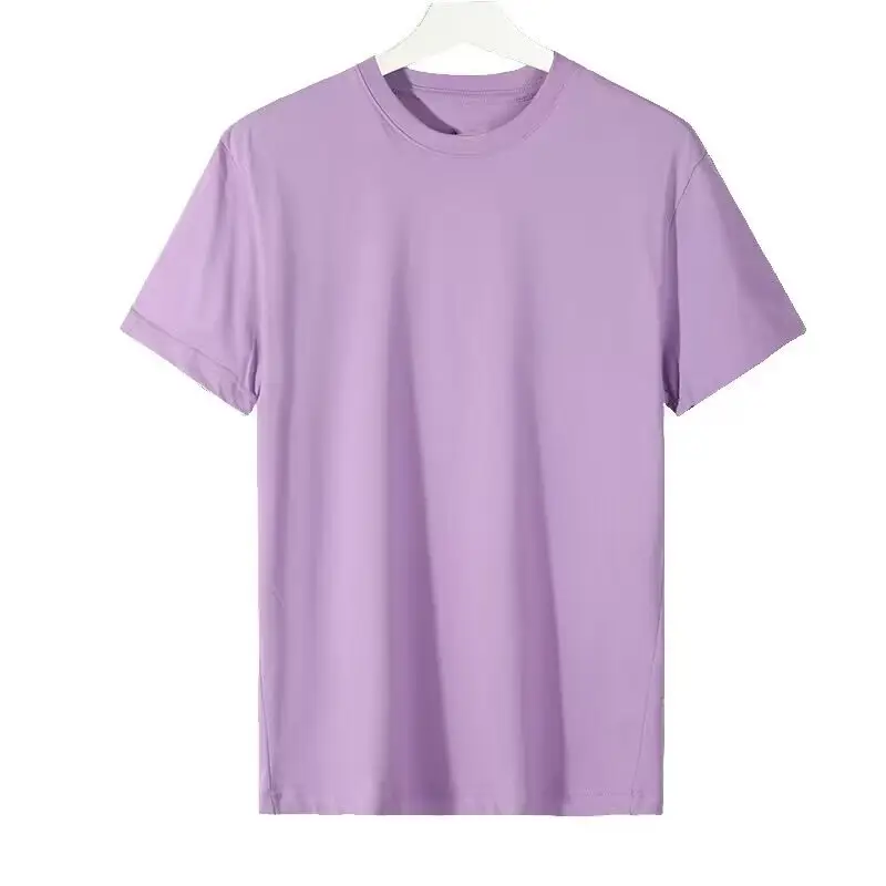 Men Cotton T-Shirt Blue Round Neck - Image 16