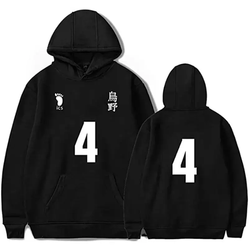 Black Crossbody Hoodie for Boys Men Casual Wear - Image 2