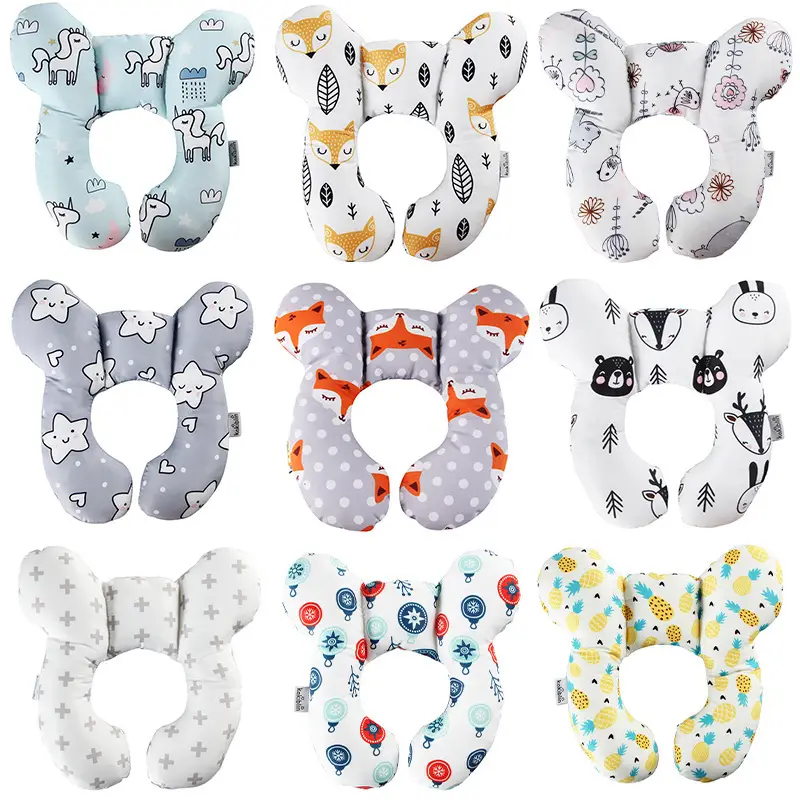 Baby Head Protection U-Shaped Pillow Stroller Car Seat Sleeping Protection - Image 29