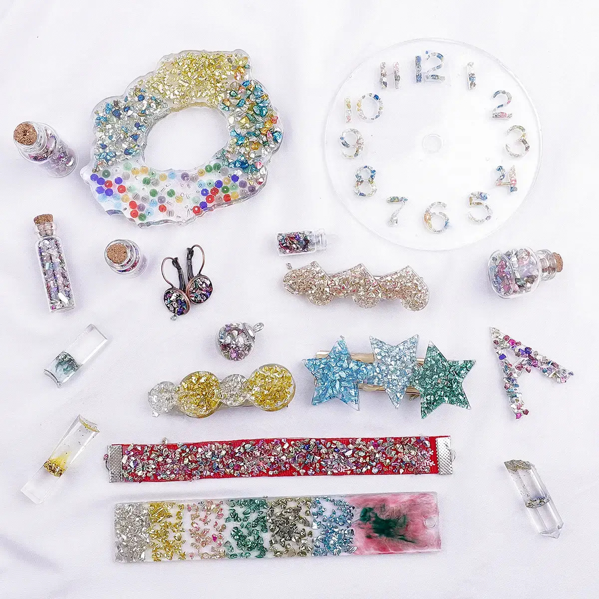 Mixed Glass Stained Glass Gravel Decorative Filling Material - Image 20