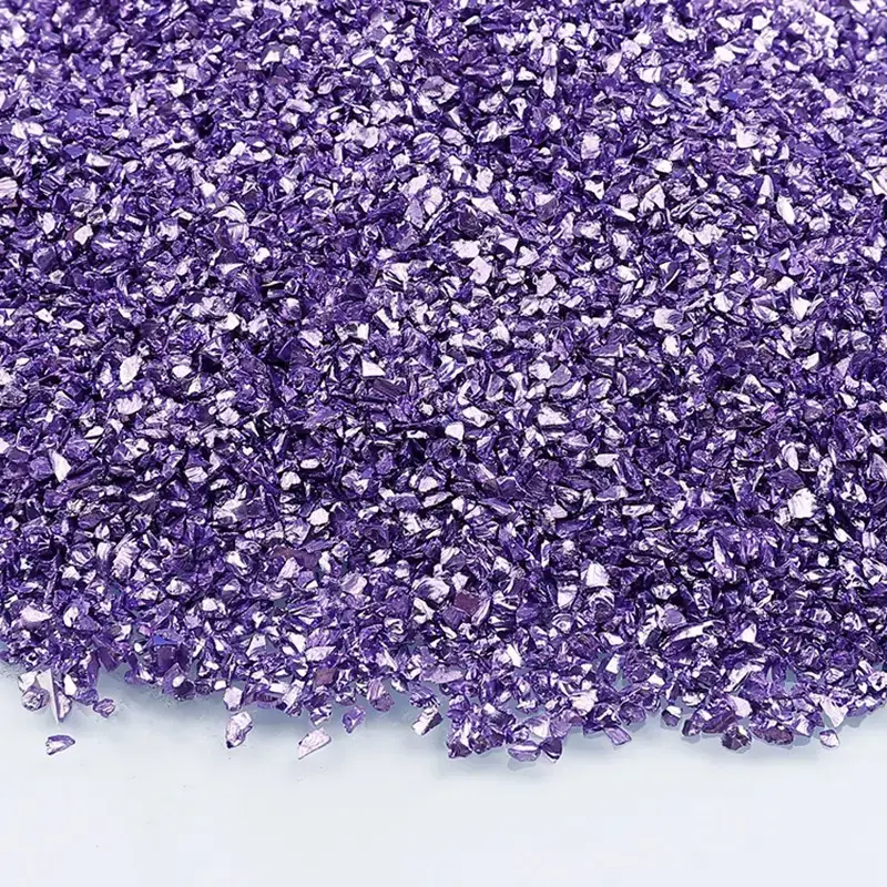 Mixed Glass Stained Glass Gravel Decorative Filling Material - Image 14