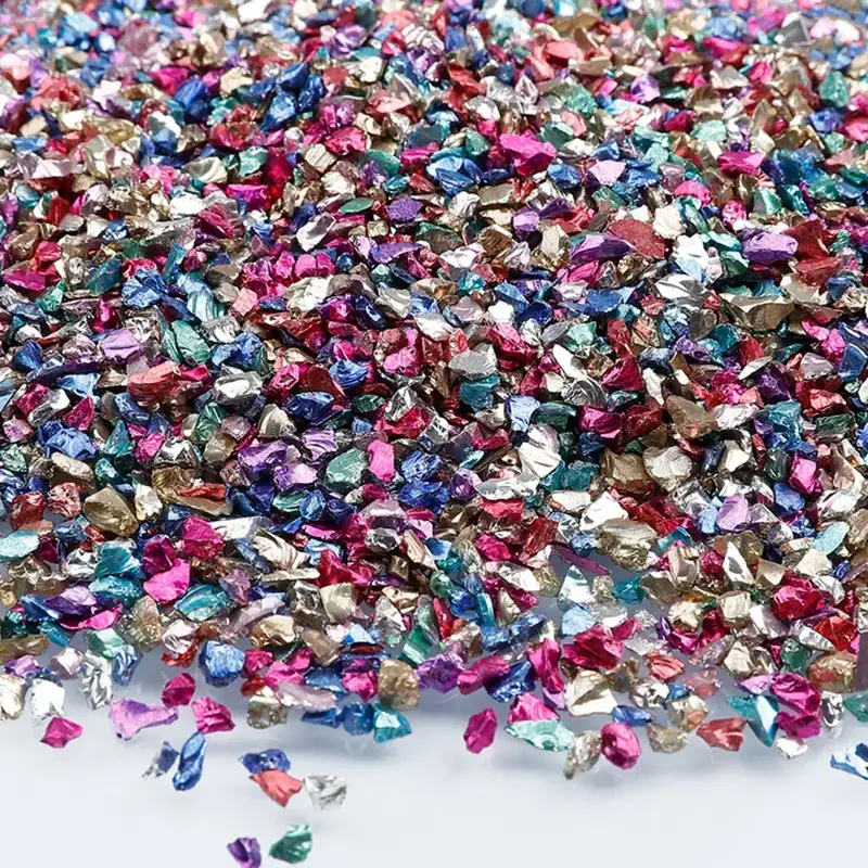 Mixed Glass Stained Glass Gravel Decorative Filling Material - Image 18