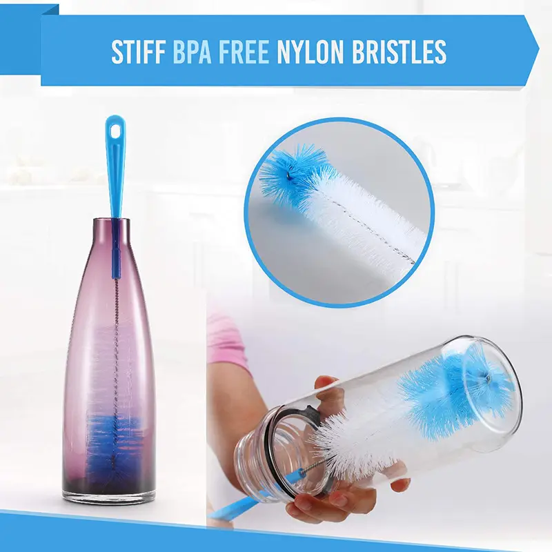 5-Piece Stainless Steel Cleaning Brush Set for Home & Kitchen - Image 4