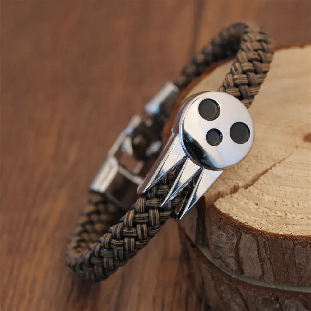 Soul Devouring Logo Bracelet with Braided Strap - Image 3