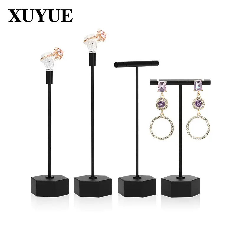 Iron Earrings Display Stand 16cm Rose Gold - Image 16