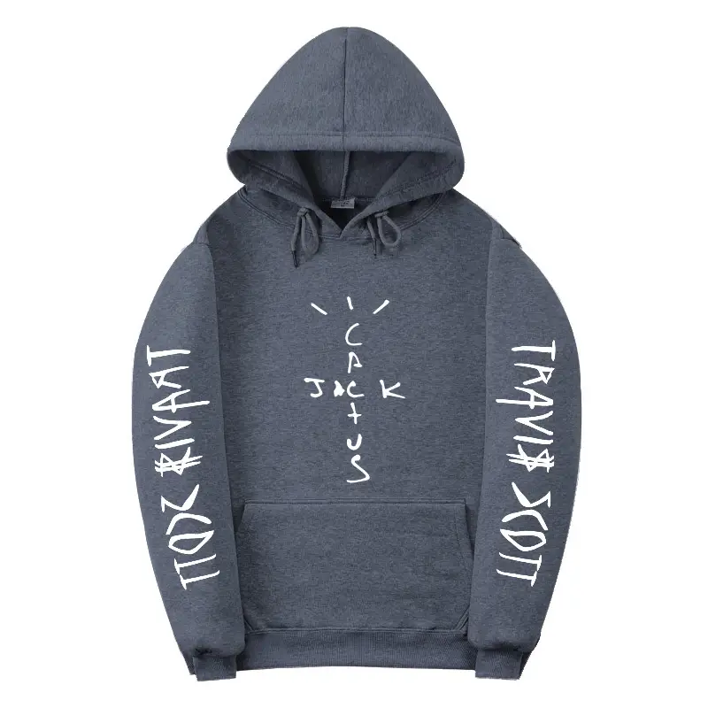 Black Cross-Border Hoodie with Heat Transfer Design — feature 4