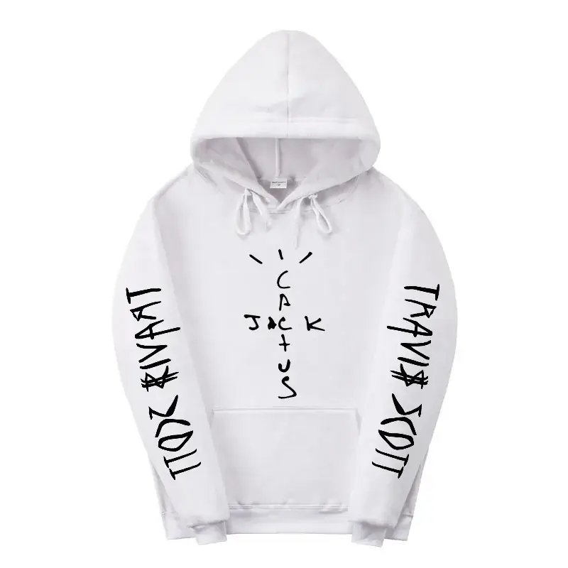 Black Cross-Border Hoodie with Heat Transfer Design - Image 11
