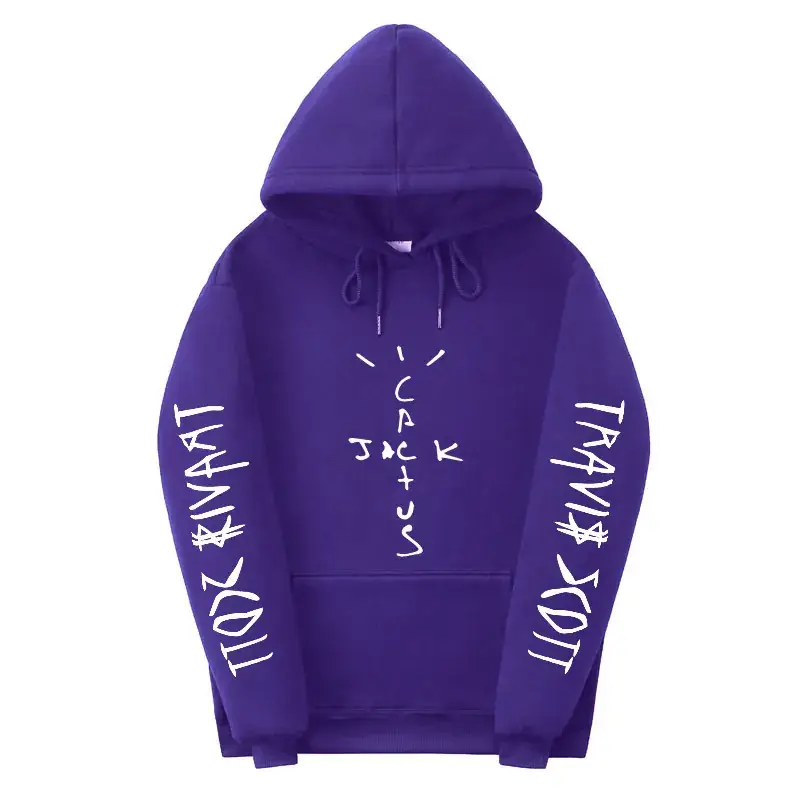 Black Cross-Border Hoodie with Heat Transfer Design - Image 4