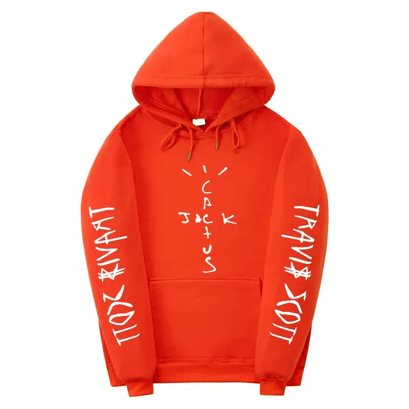Black Cross-Border Hoodie with Heat Transfer Design - Image 6