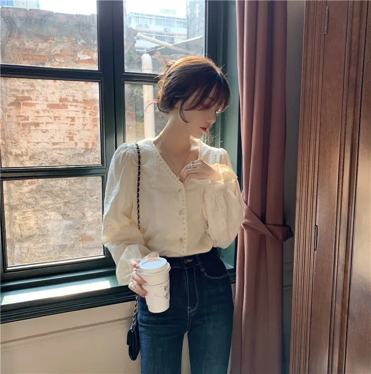 Gentle Long Sleeve Shirt for Women Spring Autumn 2025 — feature 10