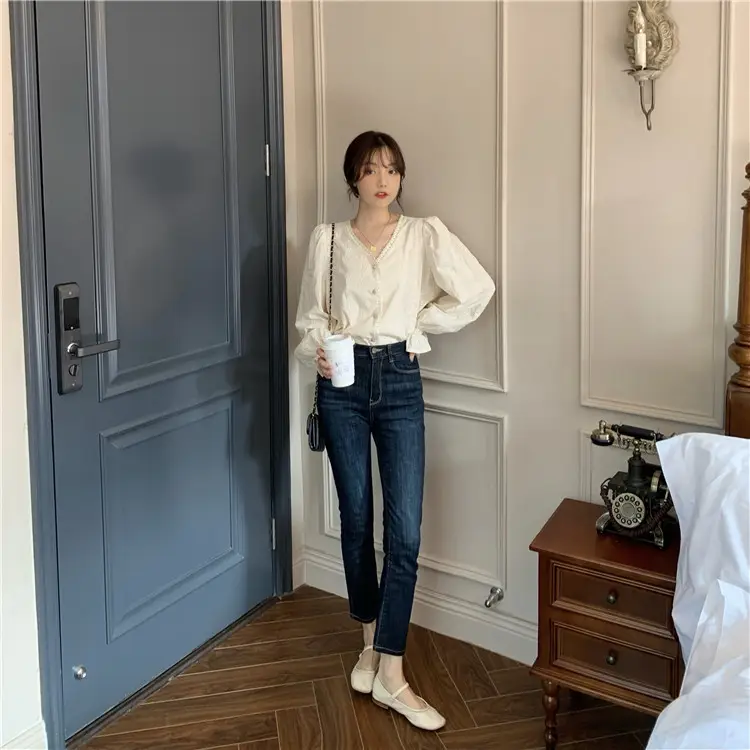 Gentle Long Sleeve Shirt for Women Spring Autumn 2025 — feature 16