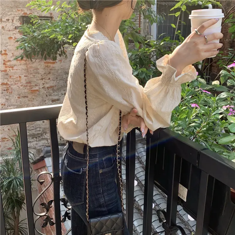Gentle Long Sleeve Shirt for Women Spring Autumn 2025 — feature 17