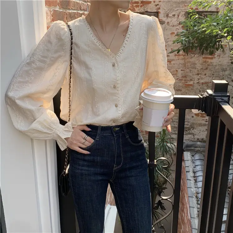 Gentle Long Sleeve Shirt for Women Spring Autumn 2025 — feature 4
