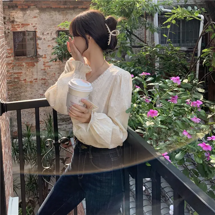 Gentle Long Sleeve Shirt for Women Spring Autumn 2025 — feature 6
