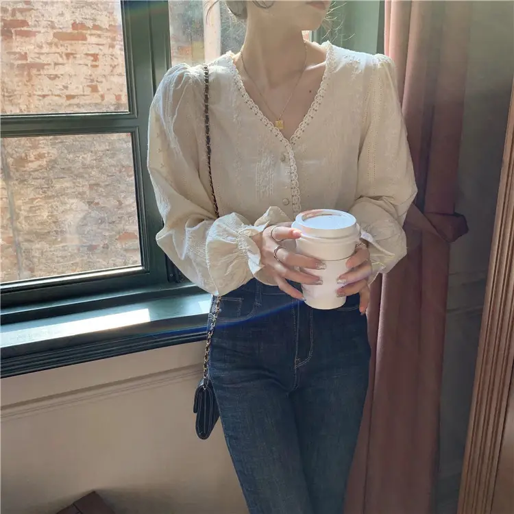 Gentle Long Sleeve Shirt for Women Spring Autumn 2025 — feature 9
