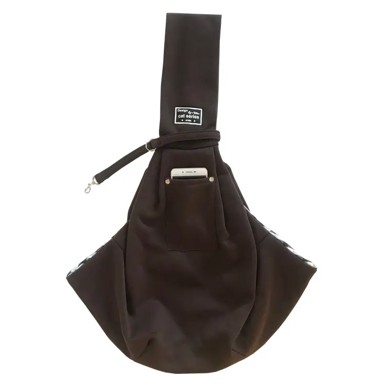 Women's Olive Crossbody Pet Bag with Zip Closure - Image 5