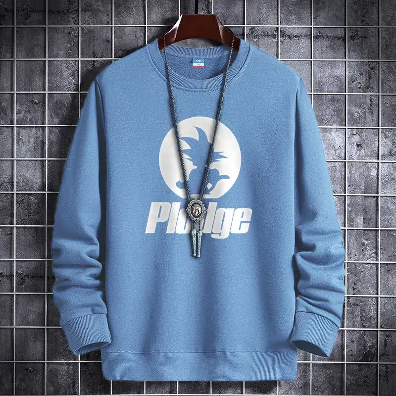 Men's Fleece Lined Crewneck Vest with Anime Print - Image 9