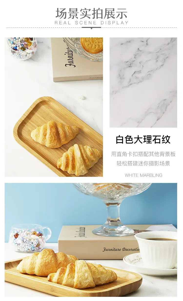 40x40cm Photo Board Waterproof Wood Grain Background — feature 14