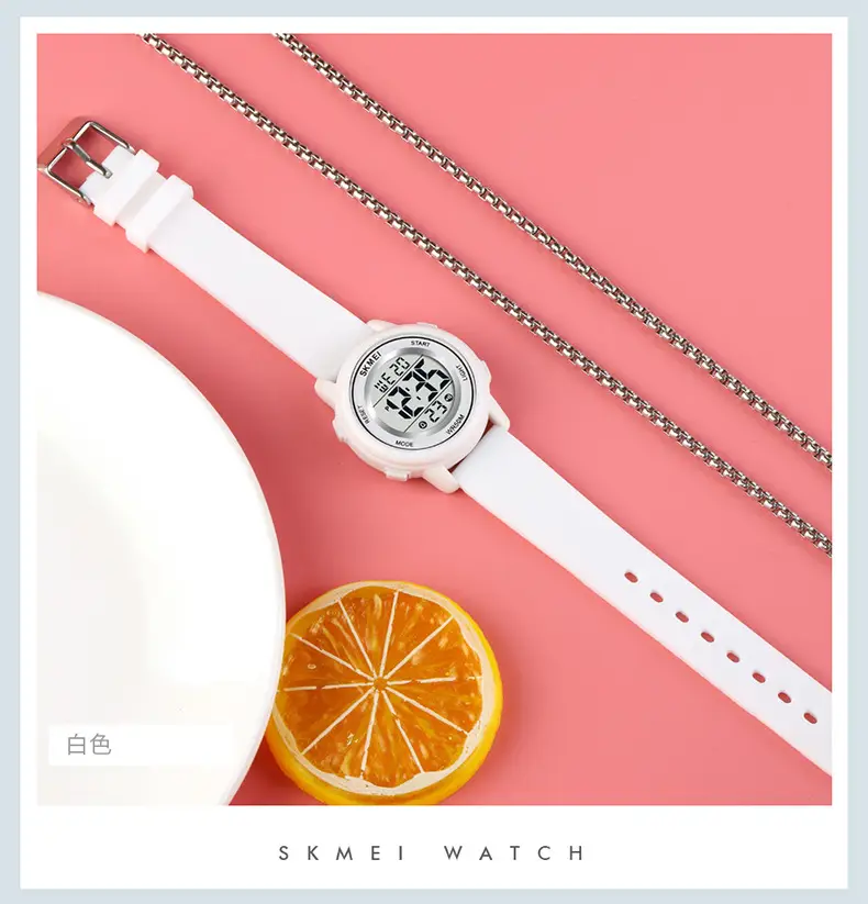 Kids Digital Watch Silicone Gel Light Blue — feature 4