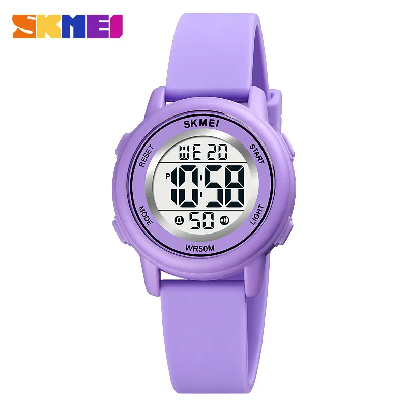 Kids Digital Watch Silicone Gel Light Blue - Image 2