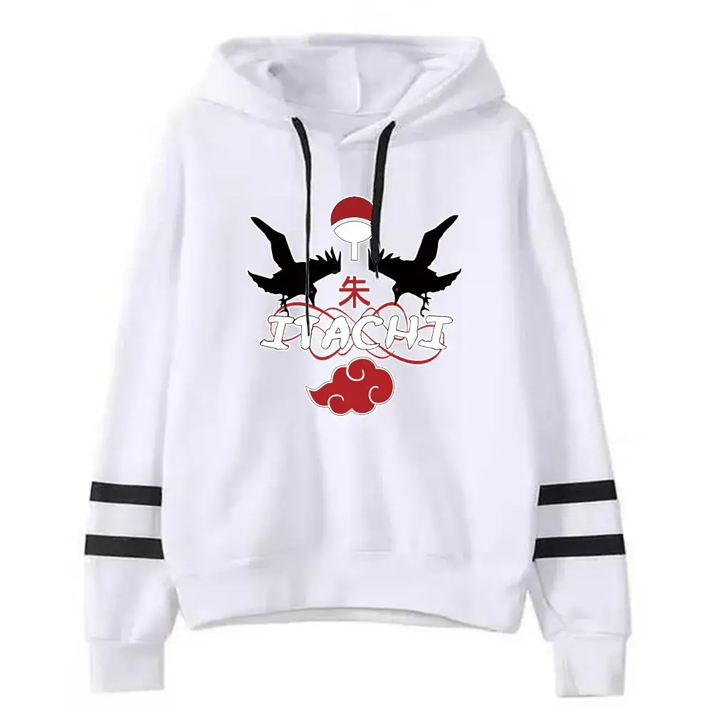 Naruto Graphic Hoodie for Men Black Parallel Bar Design - Image 11