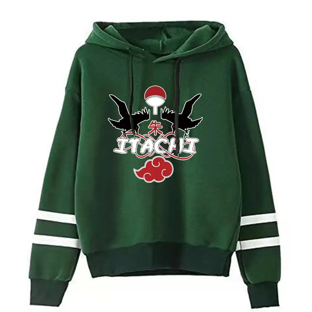 Naruto Graphic Hoodie for Men Black Parallel Bar Design - Image 14