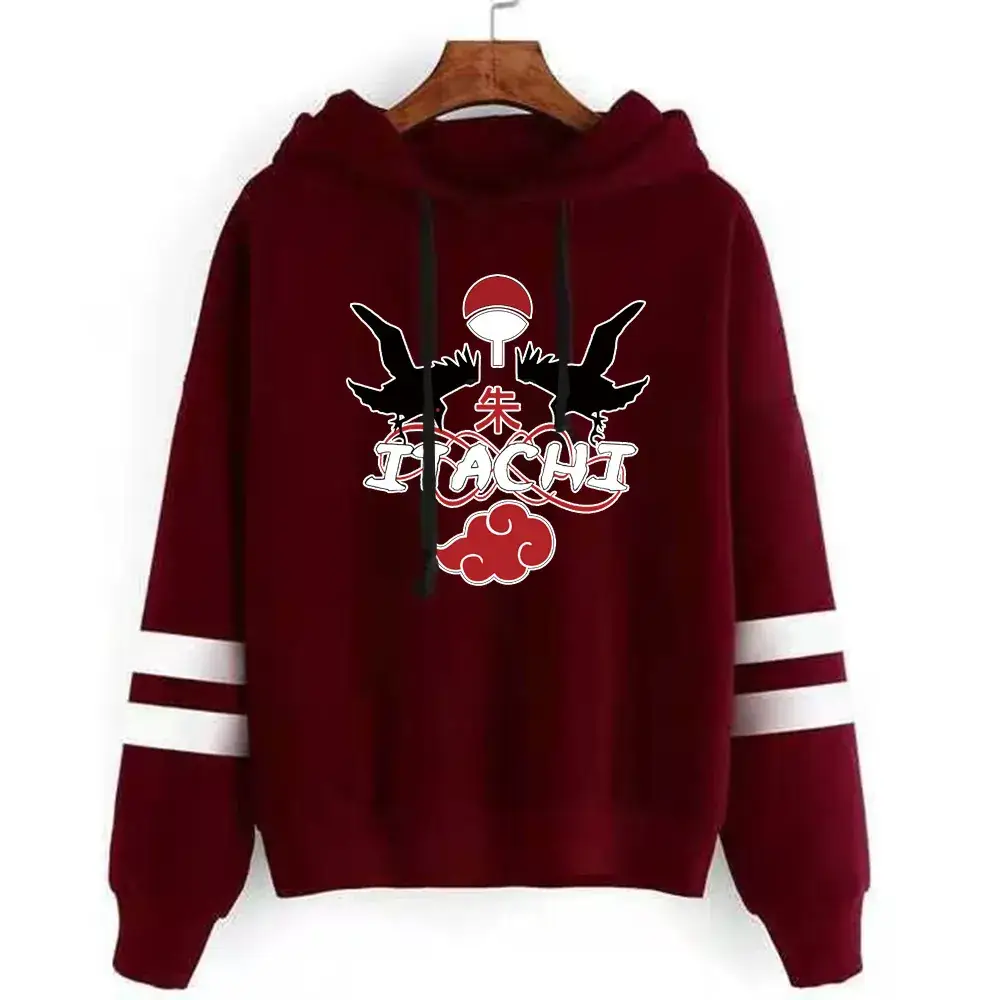 Naruto Graphic Hoodie for Men Black Parallel Bar Design - Image 15