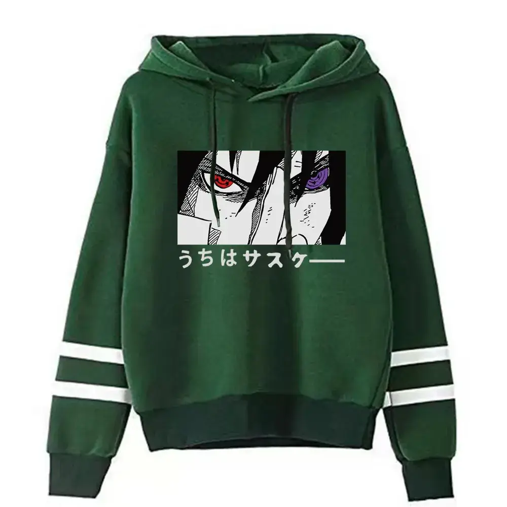 Naruto Graphic Hoodie for Men Black Parallel Bar Design - Image 19