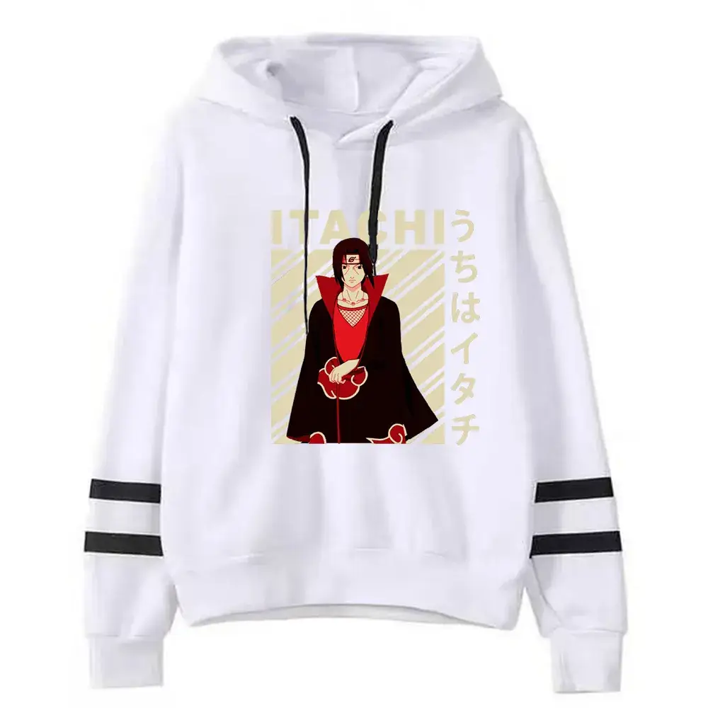Naruto Graphic Hoodie for Men Black Parallel Bar Design - Image 6