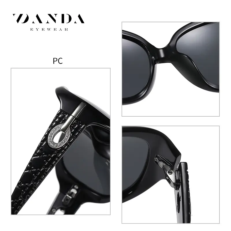2021 Women's Black Diamond Sunglasses Polarized Large Frame - Image 10