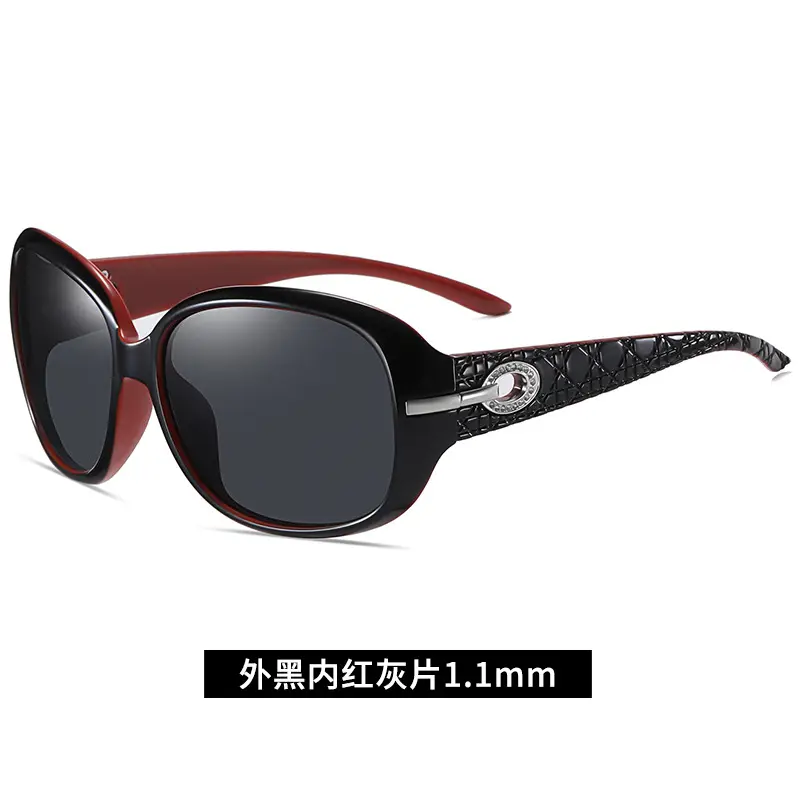 2021 Women's Black Diamond Sunglasses Polarized Large Frame - Image 2