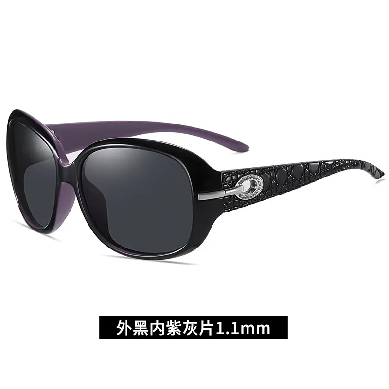 2021 Women's Black Diamond Sunglasses Polarized Large Frame - Image 3