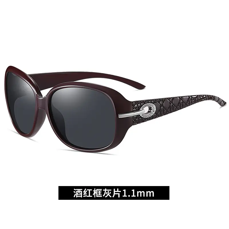 2021 Women's Black Diamond Sunglasses Polarized Large Frame - Image 4