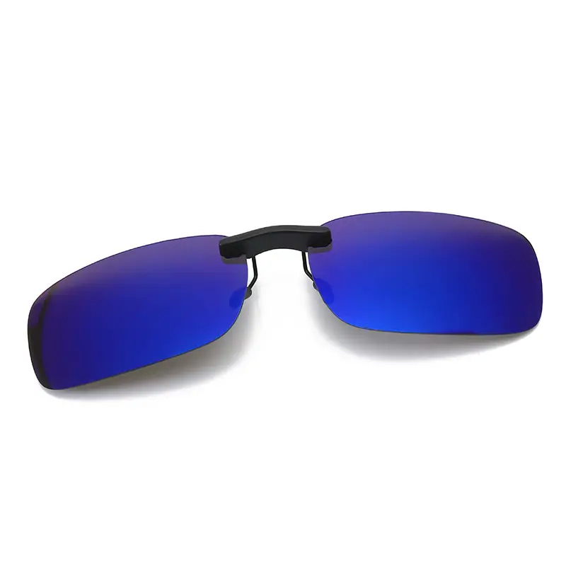 Men Yellow Clip-On Sunglasses with Polarized Lens - Image 15