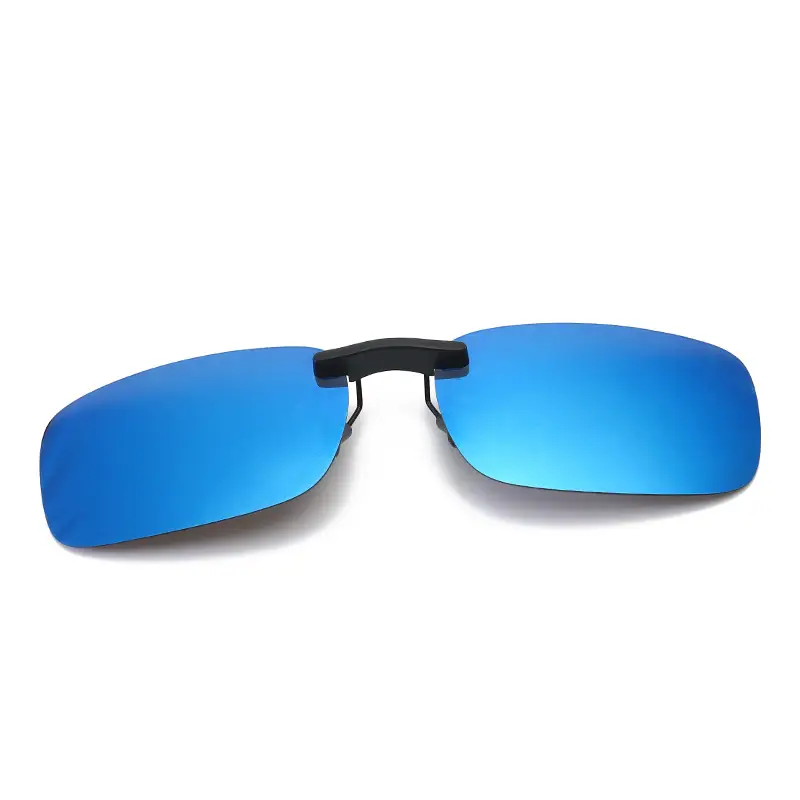 Men Yellow Clip-On Sunglasses with Polarized Lens - Image 10