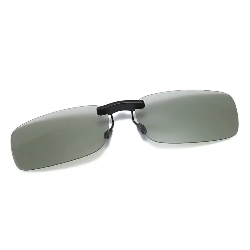 Men Yellow Clip-On Sunglasses with Polarized Lens - Image 6