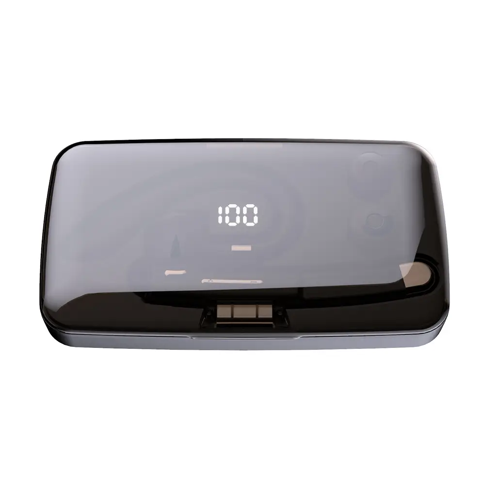 YYK-520 Bluetooth Headset Monaural Black Charging Bin Rotating - Image 9
