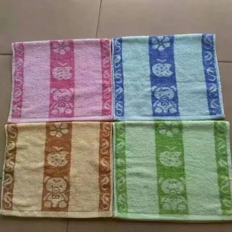 Pink Floral Towel Set 80g Multi-Color Export Grade - Image 5