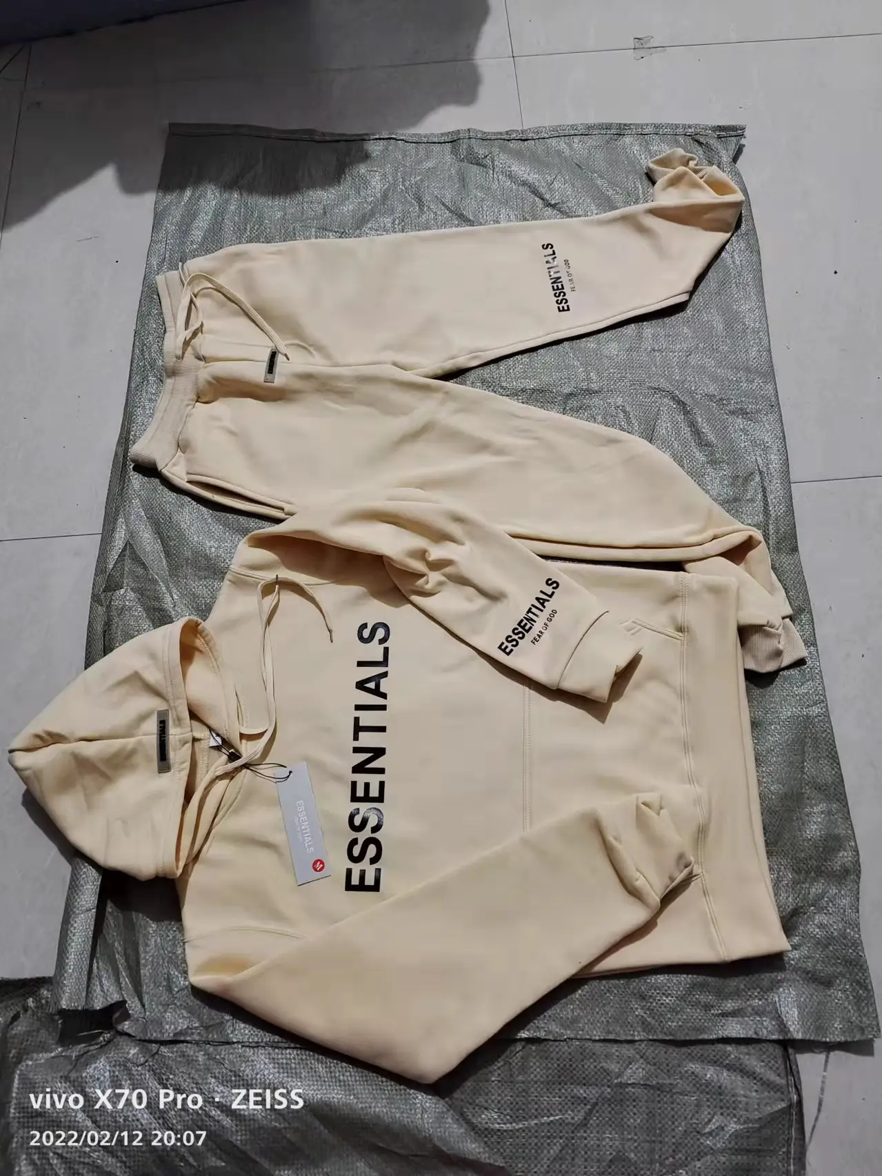 Fearofgod Hoodie Set Grey Unisex Sweatpants - Image 84