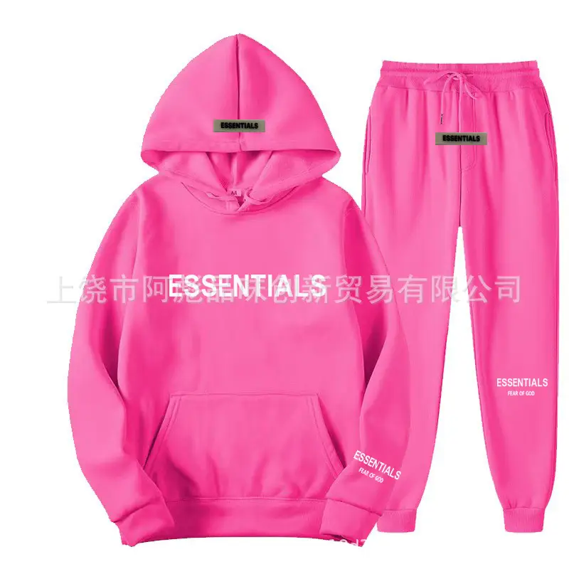 Fearofgod Hoodie Set Grey Unisex Sweatpants - Image 125