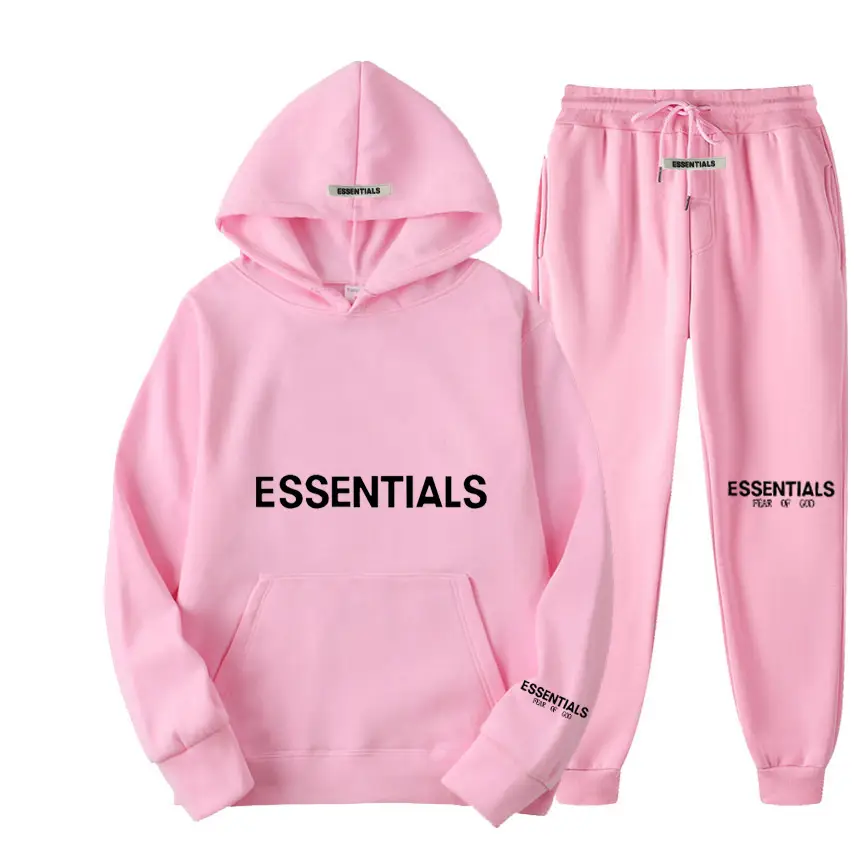 Fearofgod Hoodie Set Grey Unisex Sweatpants - Image 33