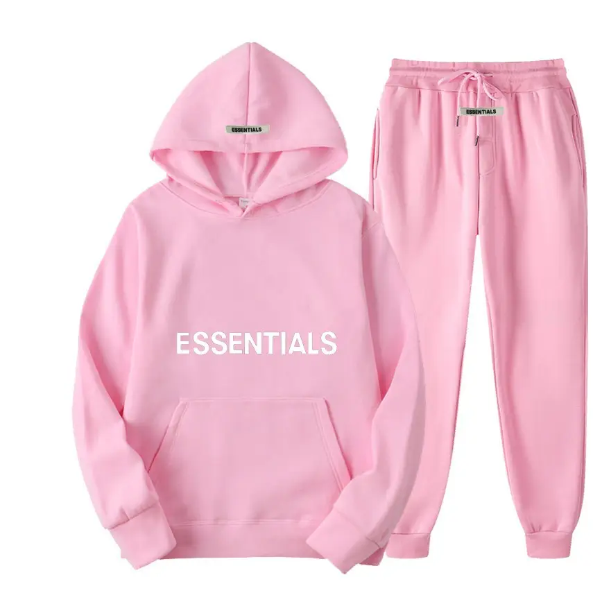 Fearofgod Hoodie Set Grey Unisex Sweatpants - Image 39