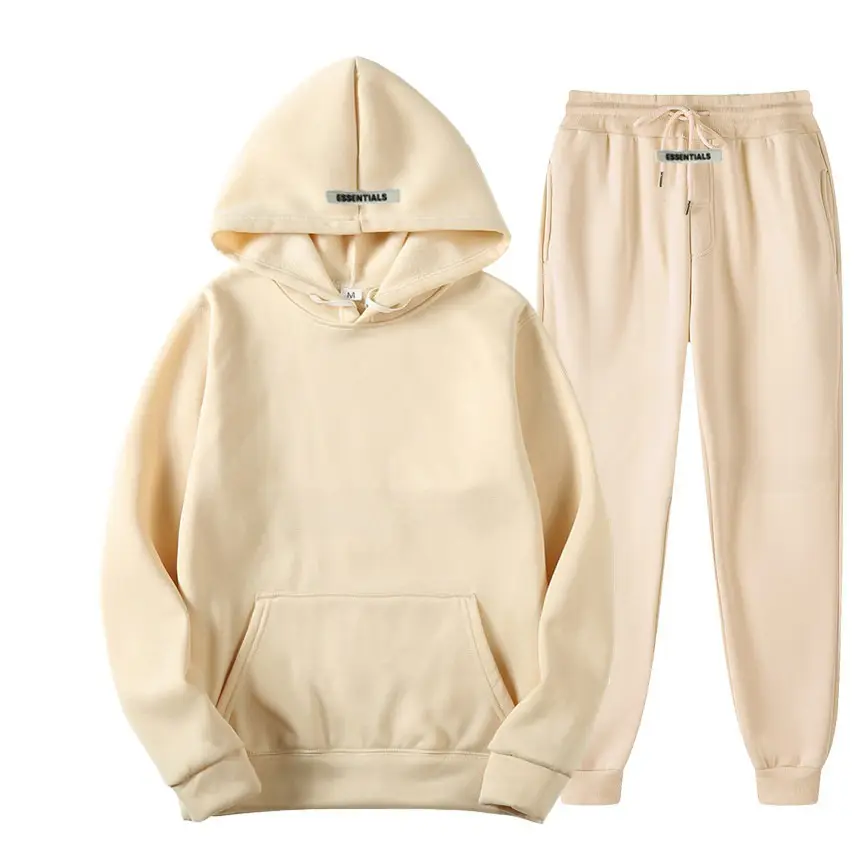 Fearofgod Hoodie Set Grey Unisex Sweatpants - Image 70