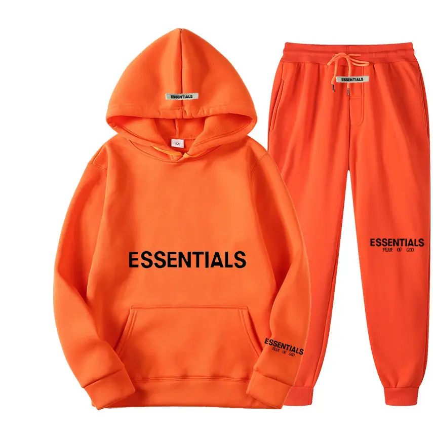 Fearofgod Hoodie Set Grey Unisex Sweatpants - Image 30