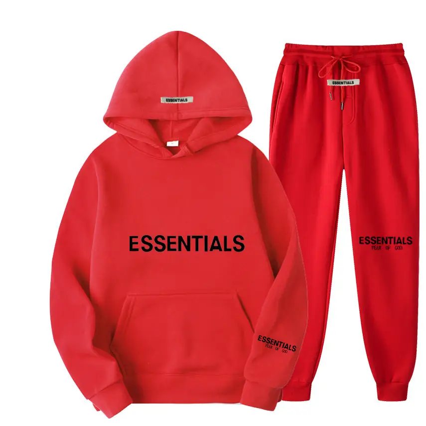 Fearofgod Hoodie Set Grey Unisex Sweatpants - Image 31