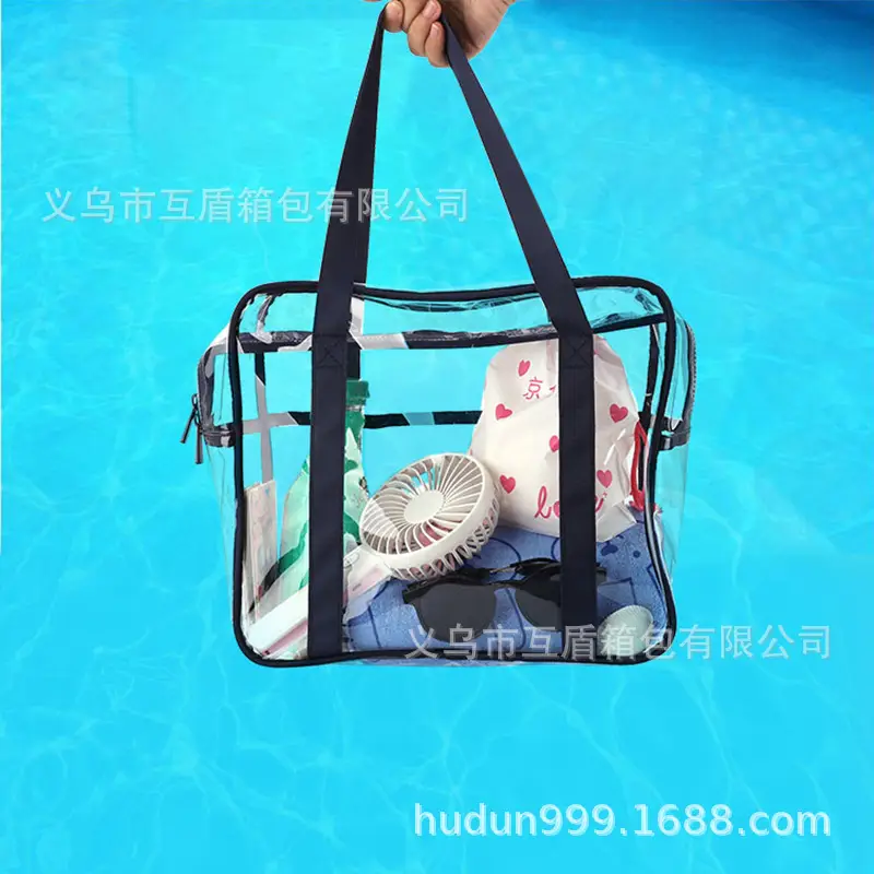 Transparent PVC Shoulder Bag Large Capacity Washable - Image 8
