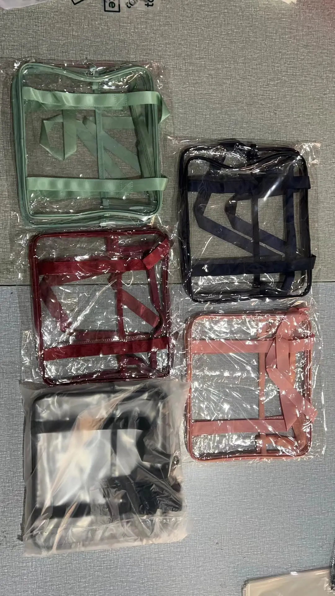 Transparent PVC Shoulder Bag Large Capacity Washable — feature 1