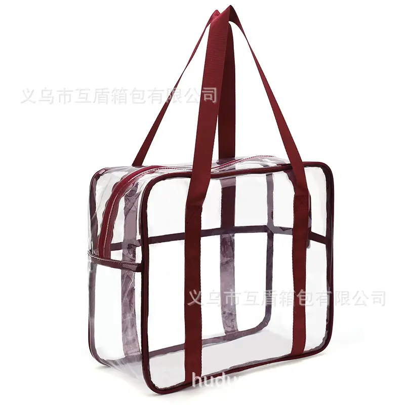 Transparent PVC Shoulder Bag Large Capacity Washable — feature 12