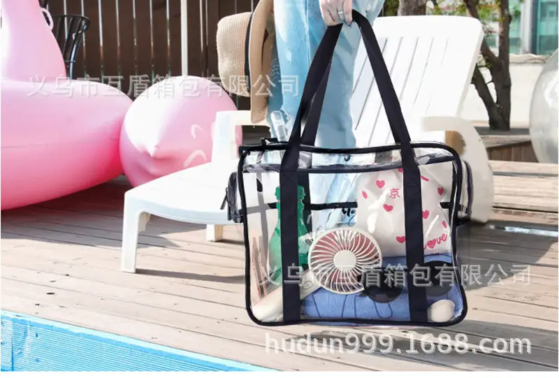 Transparent PVC Shoulder Bag Large Capacity Washable — feature 4