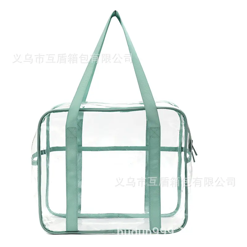 Transparent PVC Shoulder Bag Large Capacity Washable - Image 2